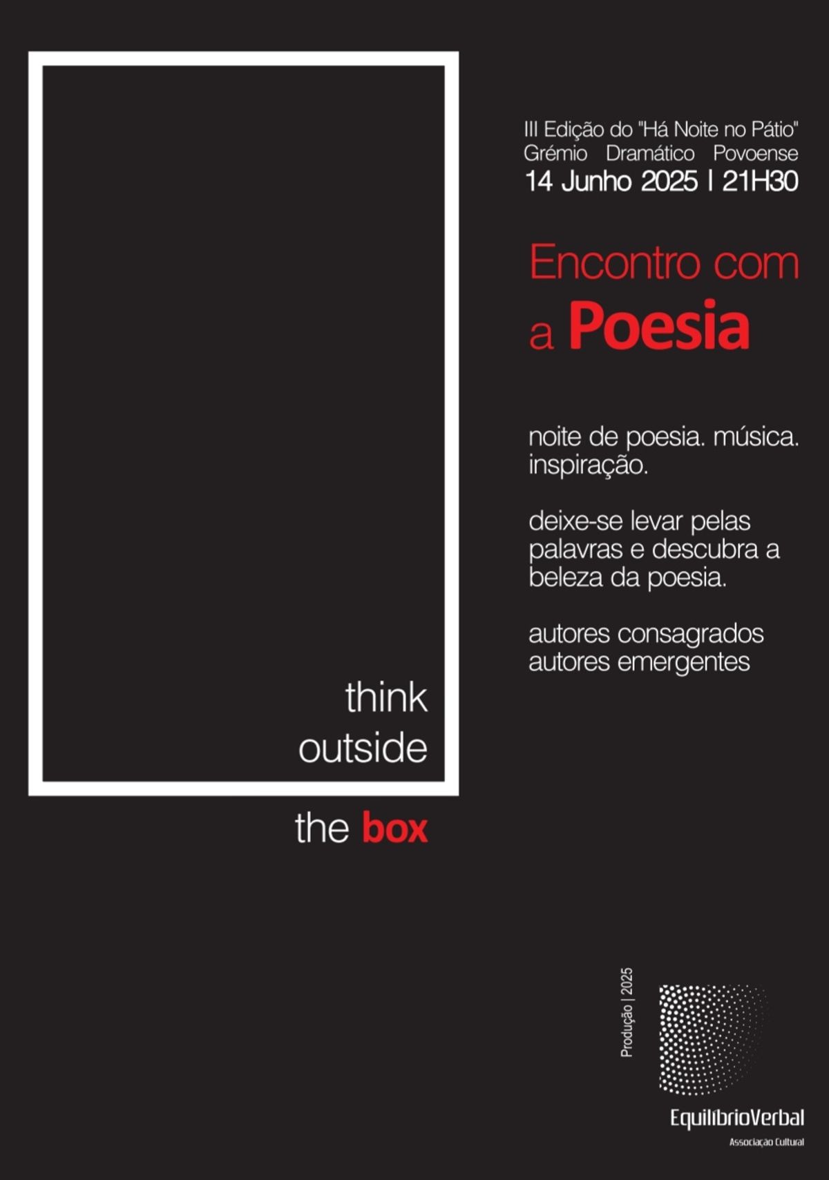 Poster for Encontro com a Poesia