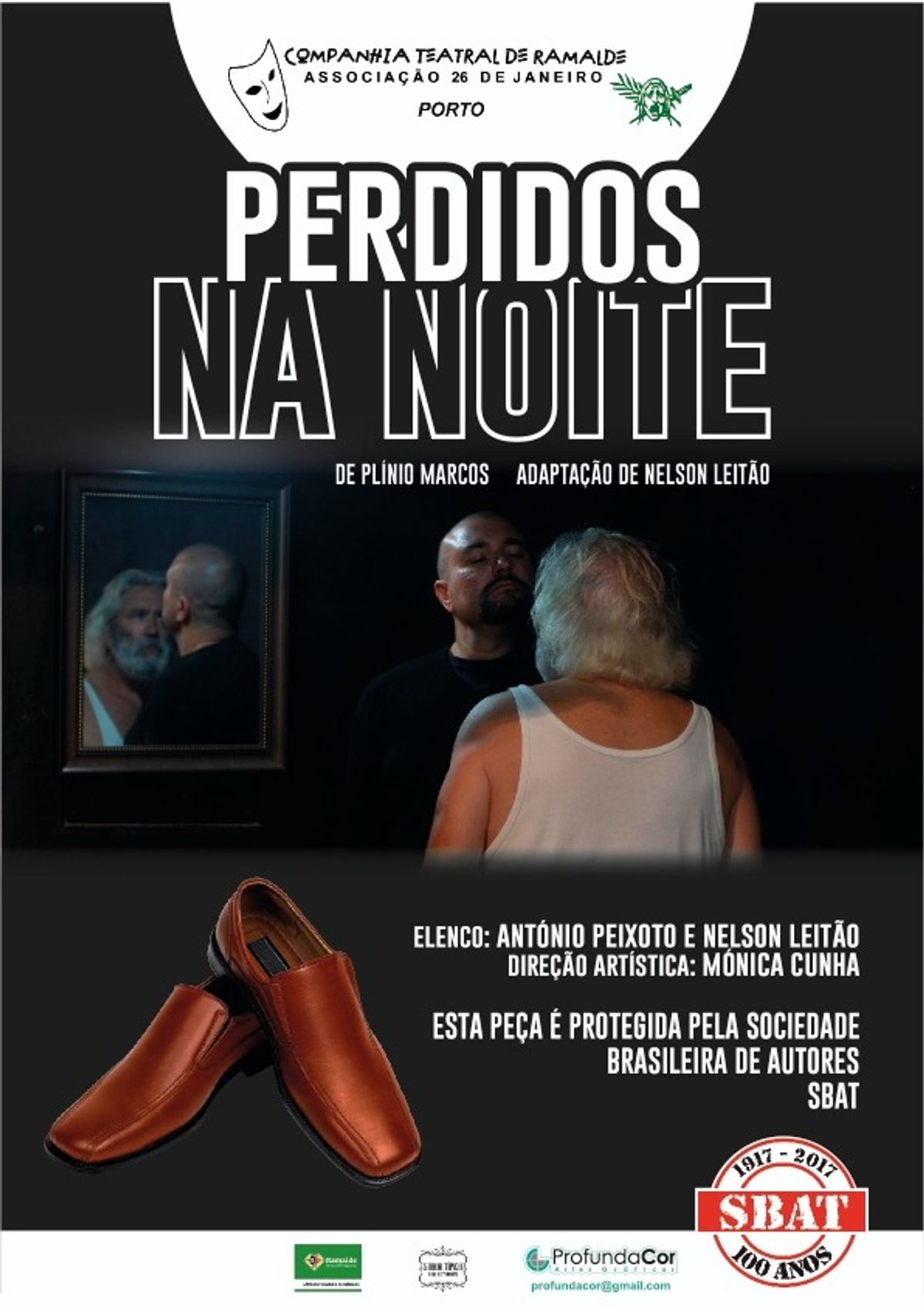 Poster for FESTIVAL DE TEATRO AMADOR AURORA DA LIBERDADE 2025/26 – Grupo Dramático 26 de Janeiro – Perdidos na Noite
